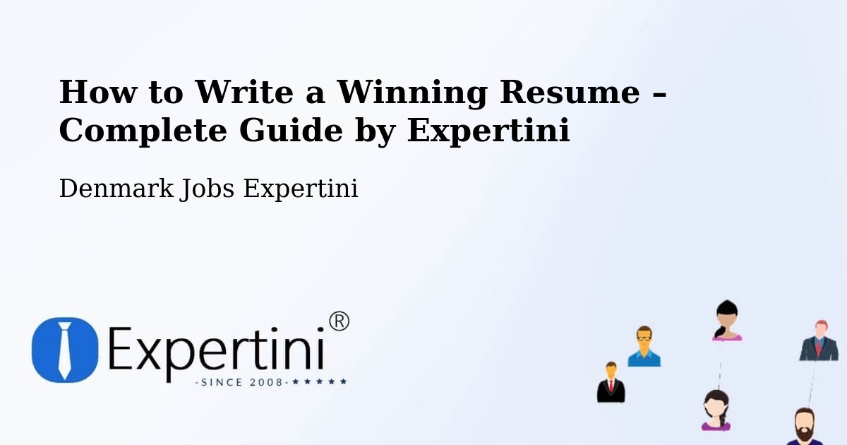 Resume Writing Guide for Job Seekers – Herlev Kommune - Herlev Kommune, Denmark Jobs Expertini